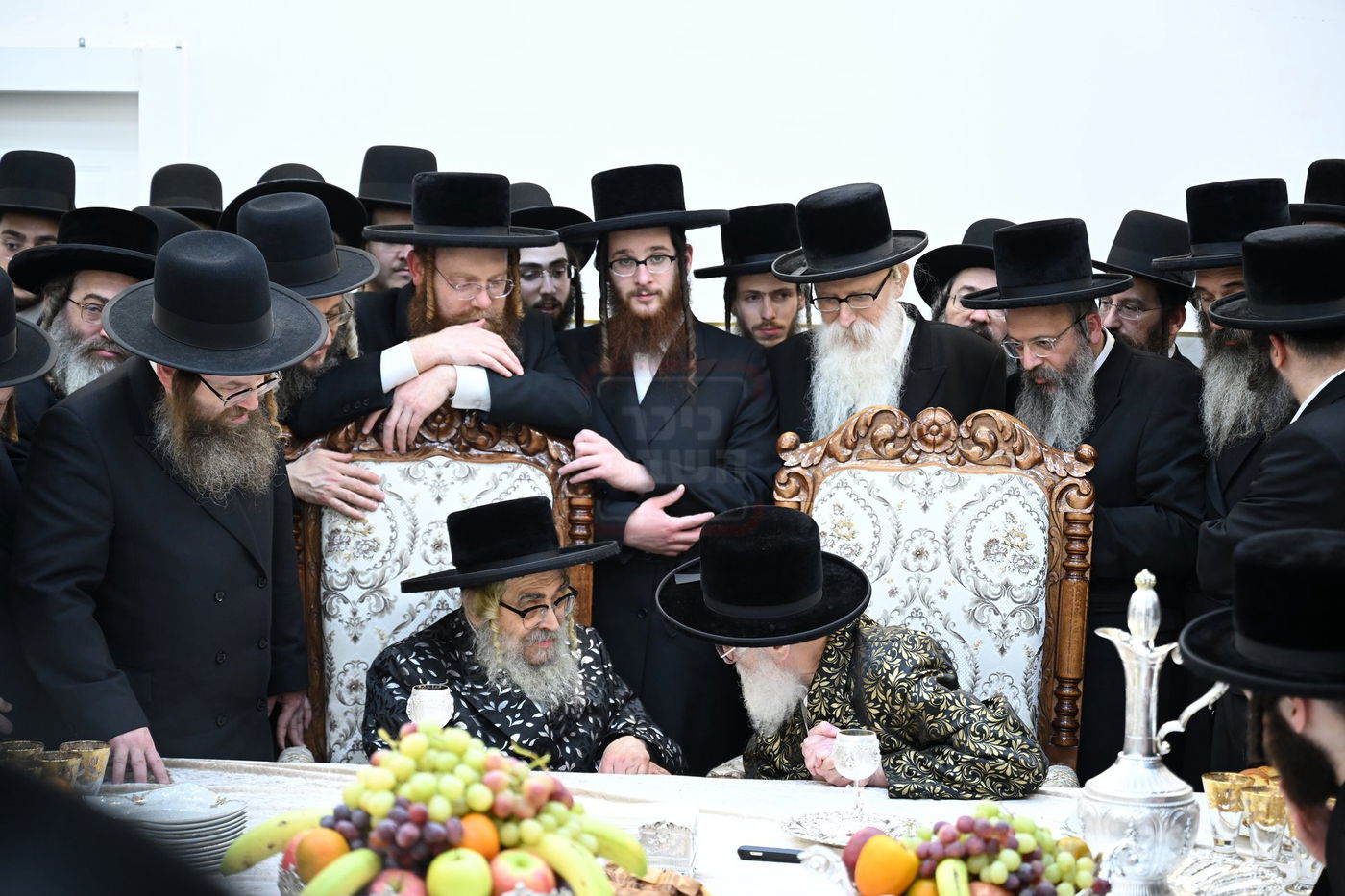 האדמו"ר מסאטמר בביקור אצל רבני ב"ב