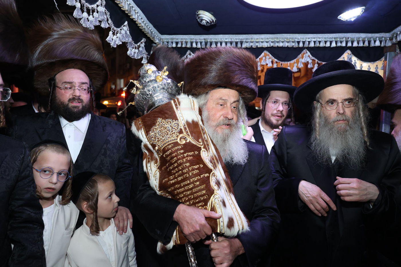 האדמו"ר מסאטמר בביקור בבני ברק