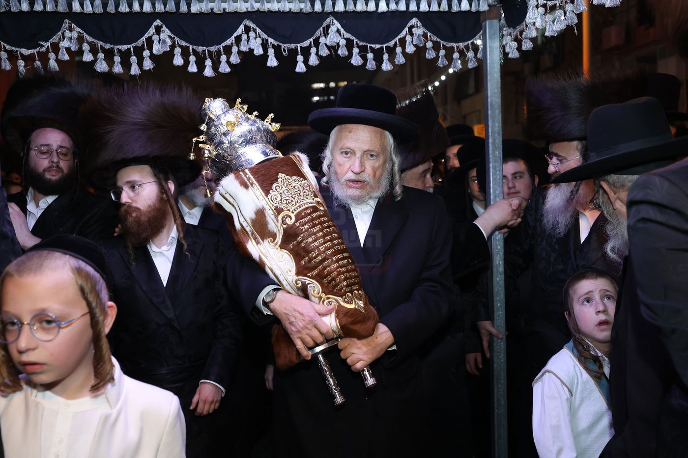 האדמו"ר מסאטמר בביקור בבני ברק