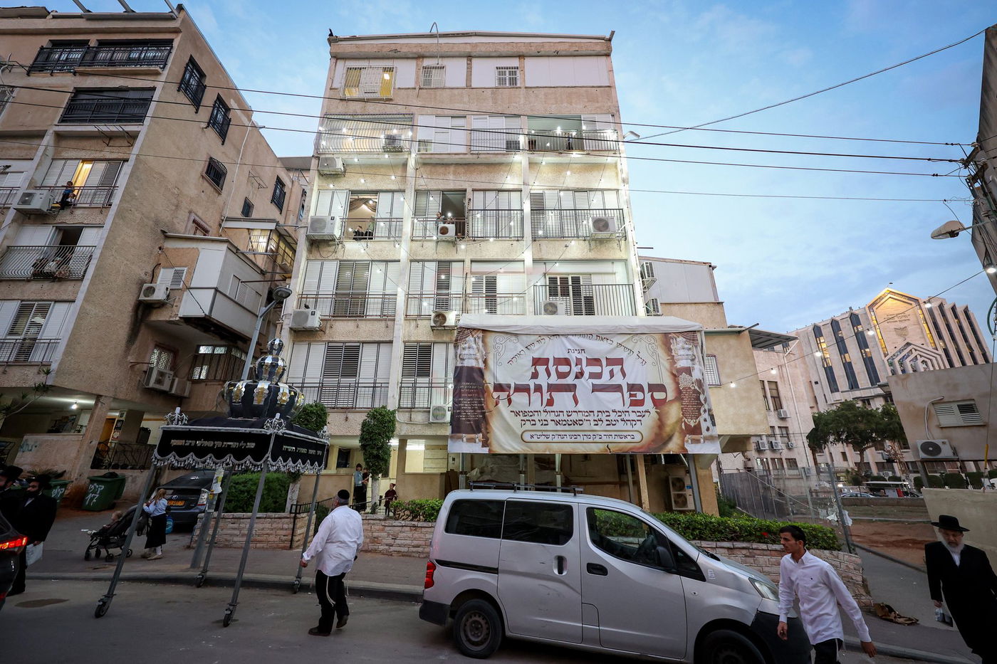 האדמו"ר מסאטמר בביקור בבני ברק