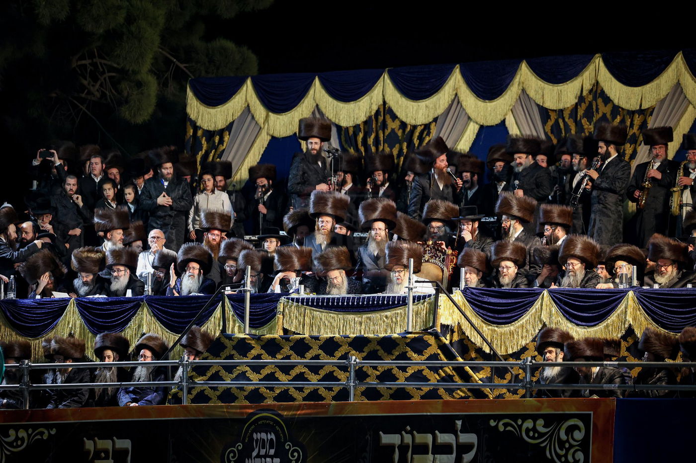 האדמו"ר מסאטמר בהדלקה במירון