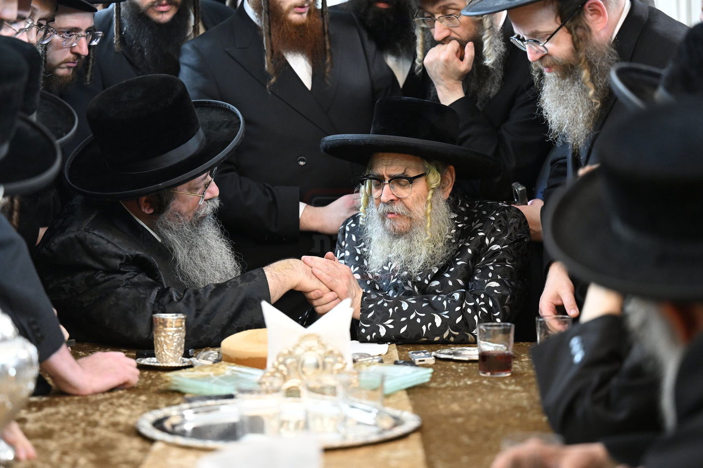 האדמו"ר מסאטמר בביקור אצל רבני ב"ב