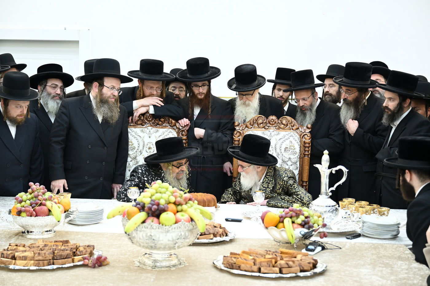 האדמו"ר מסאטמר בביקור אצל רבני ב"ב