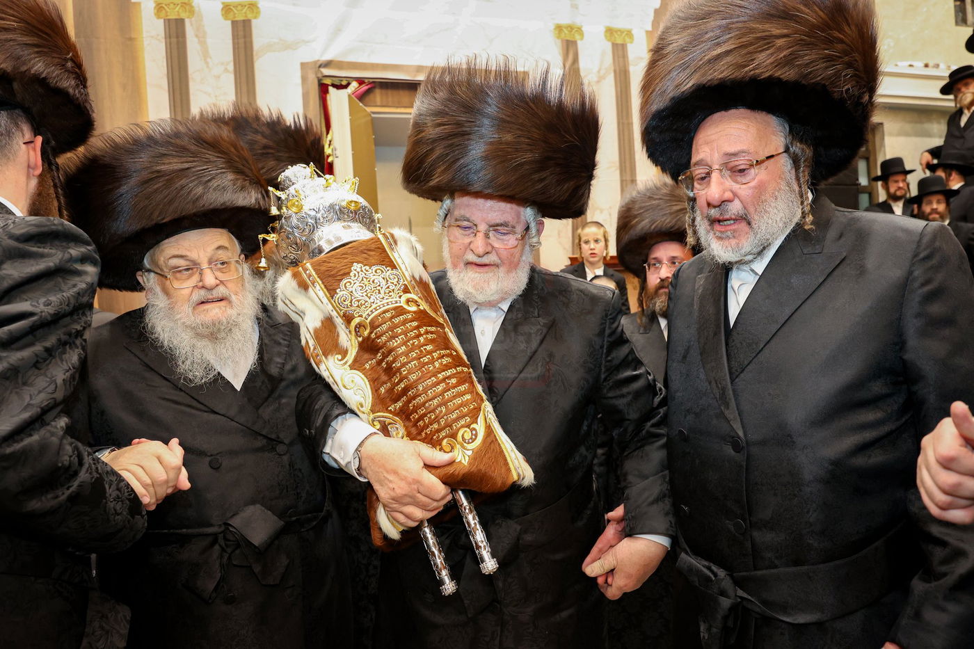 האדמו"ר מסאטמר בביקור בבני ברק