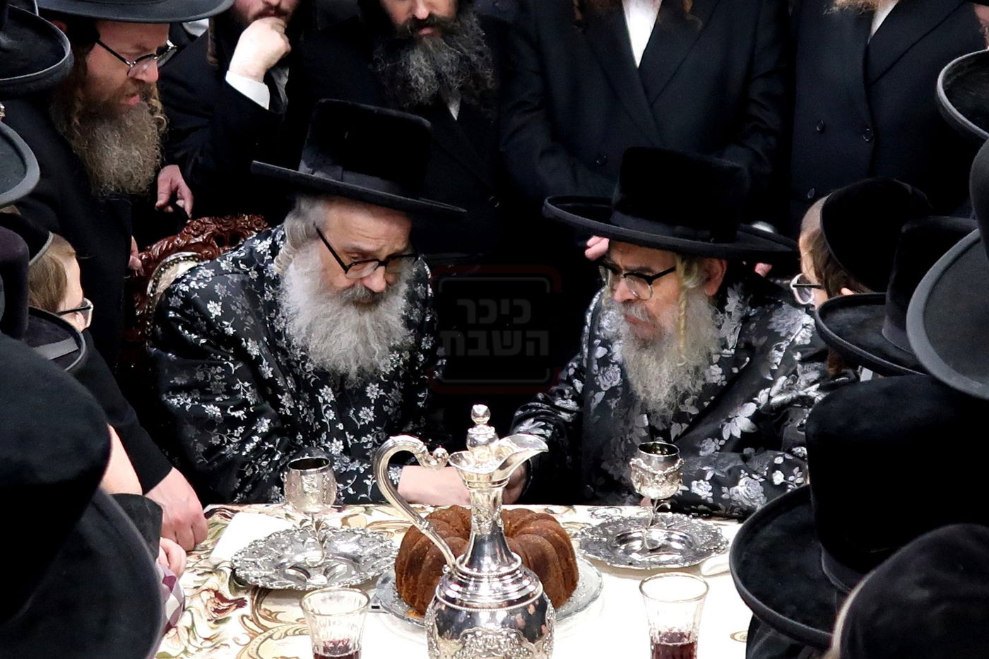 האדמו"ר מסאטמר בביקור אצל האדמו"ר מויז'ניץ בית שמש