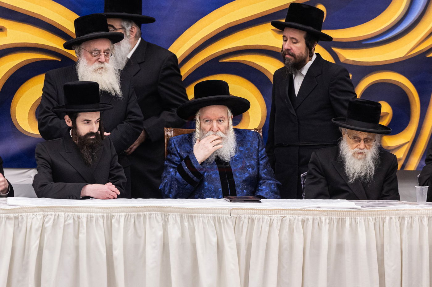 מעמד הכתרת הרה"ג ר' יחזקאל ליפשיץ לדומ"צ באבוב לינדן