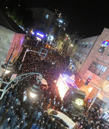 קבלת הפנים לאברך האסיר ר' אלעזר צדוק קויפמן