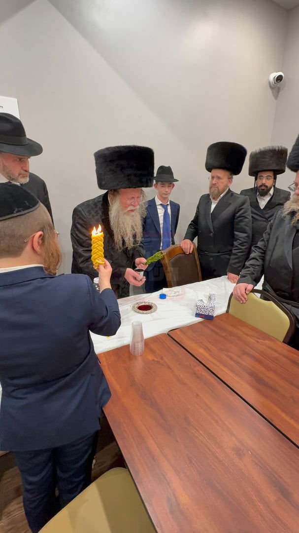 האדמו"ר מקוזמיר בביקור בארה"ב