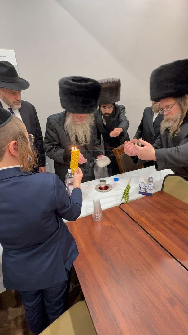 האדמו"ר מקוזמיר בביקור בארה"ב