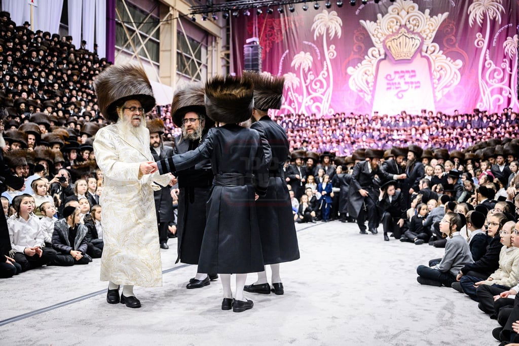 שמחת נישואי נינתו הראשונה של האדמו"ר מסאטמר