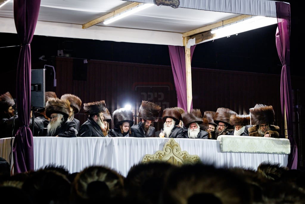 מעמד החופה לנינתו הראשונה של האדמו"ר מסאטמר