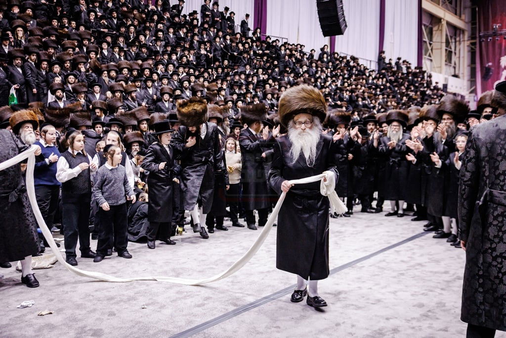 שמחת נישואי נינתו הראשונה של האדמו"ר מסאטמר