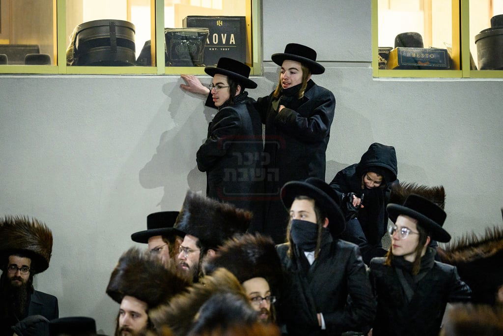 מעמד החופה לנינתו הראשונה של האדמו"ר מסאטמר