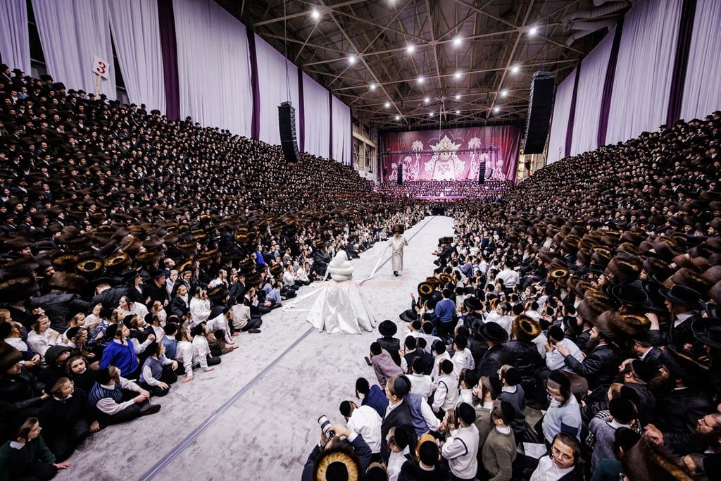 שמחת נישואי נינתו הראשונה של האדמו"ר מסאטמר