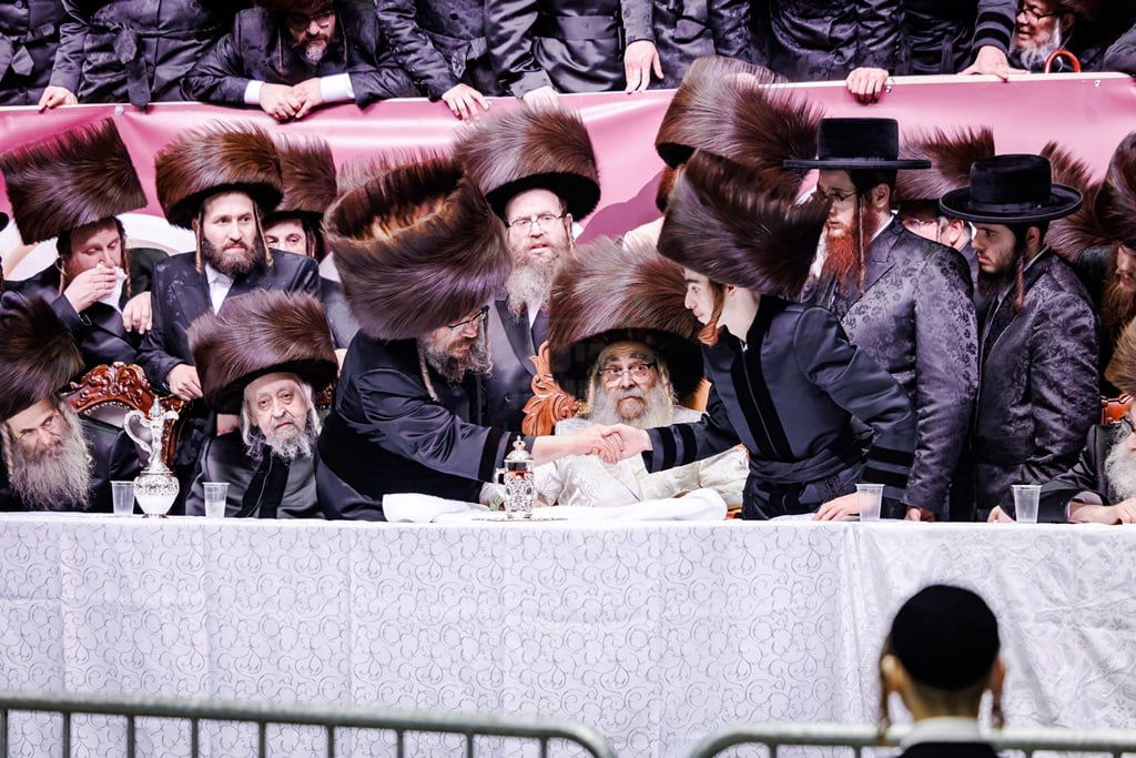 שמחת נישואי נינתו הראשונה של האדמו"ר מסאטמר