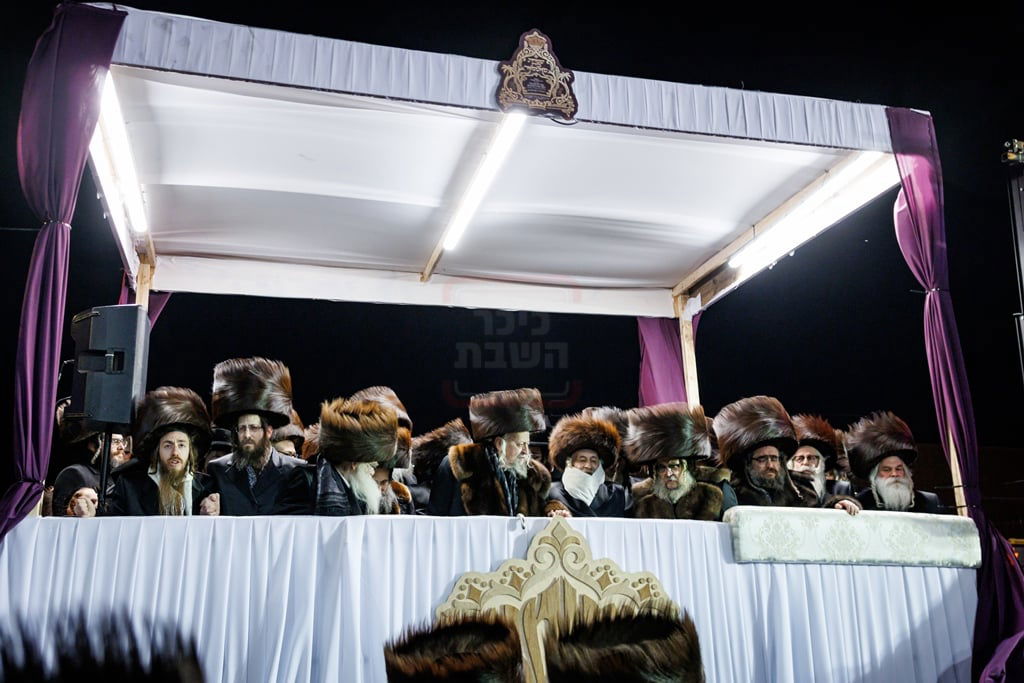 מעמד החופה לנינתו הראשונה של האדמו"ר מסאטמר