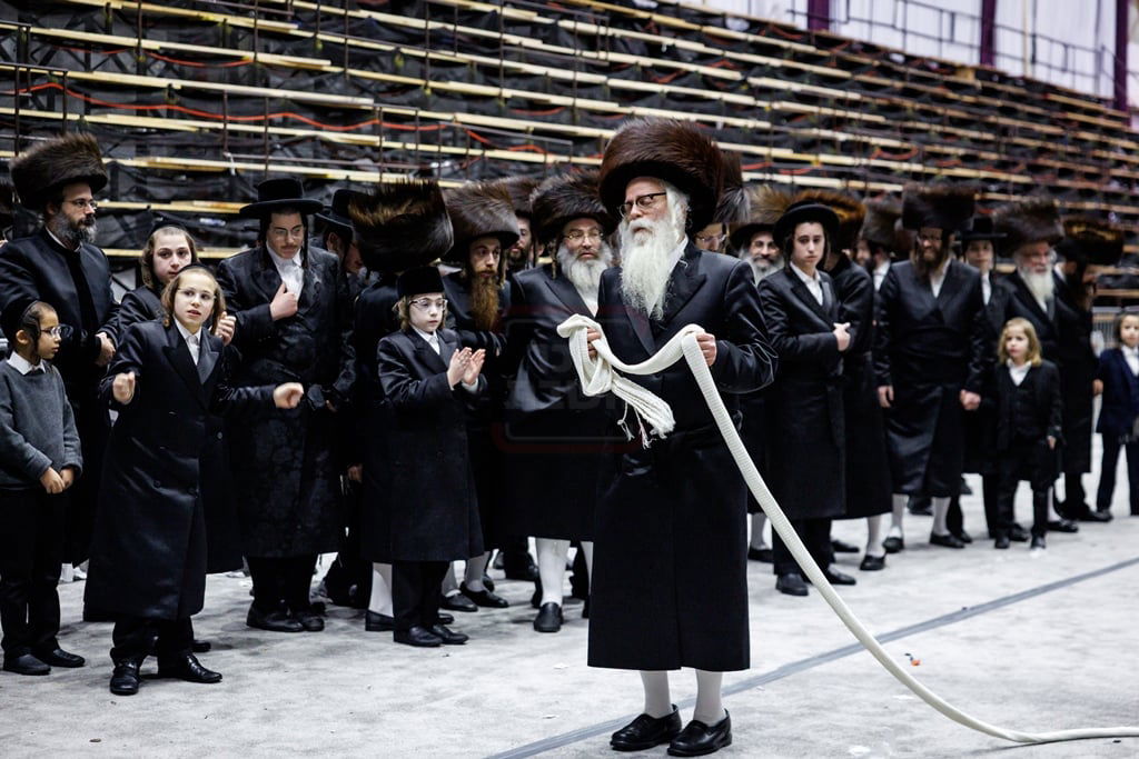 שמחת נישואי נינתו הראשונה של האדמו"ר מסאטמר