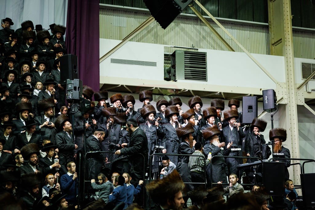 שמחת נישואי נינתו הראשונה של האדמו"ר מסאטמר