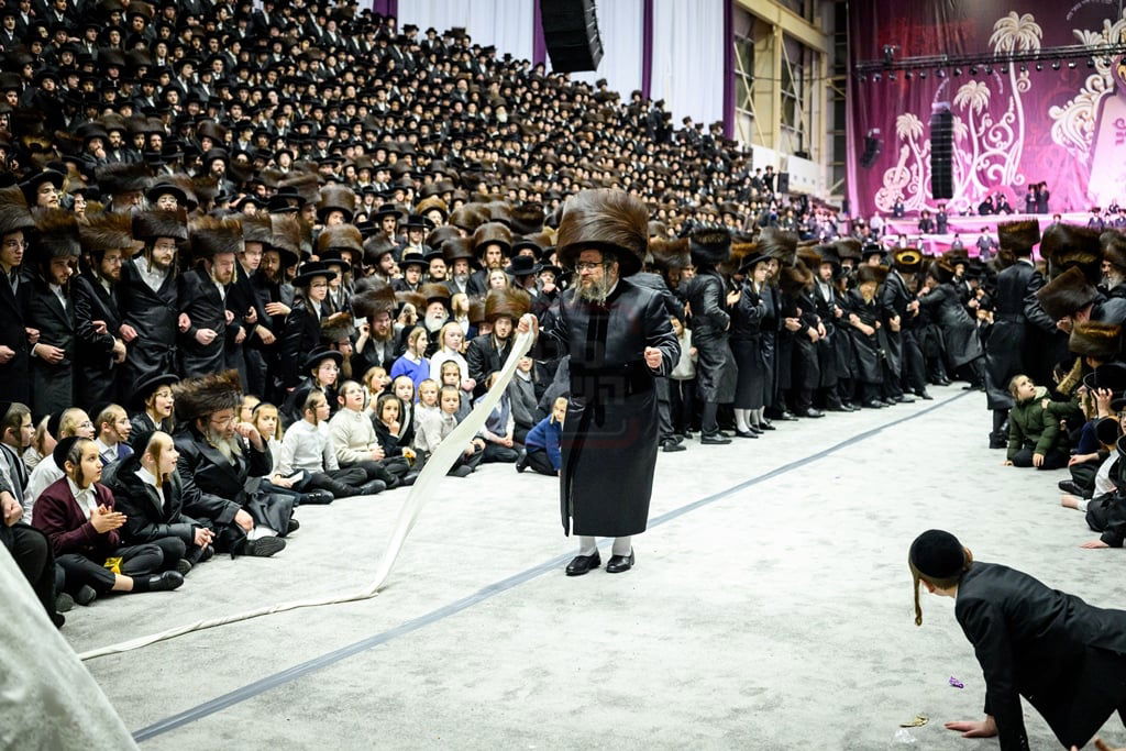 שמחת נישואי נינתו הראשונה של האדמו"ר מסאטמר