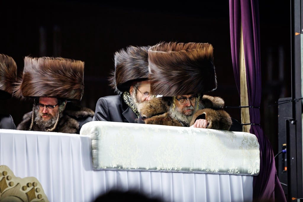 מעמד החופה לנינתו הראשונה של האדמו"ר מסאטמר