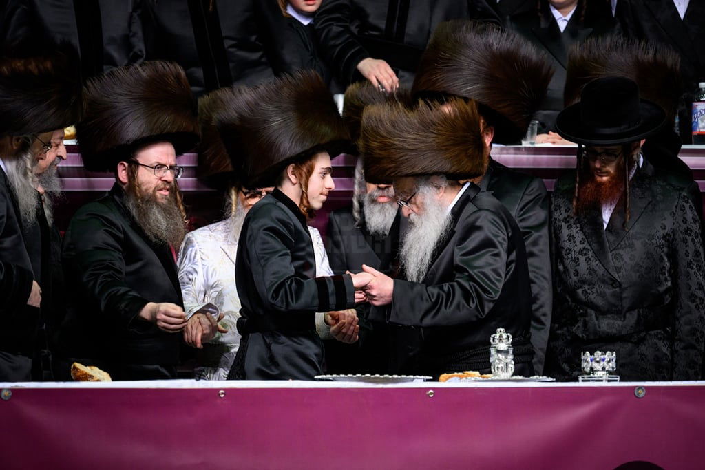 שמחת נישואי נינתו הראשונה של האדמו"ר מסאטמר