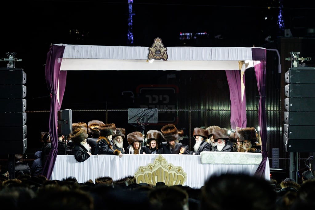 מעמד החופה לנינתו הראשונה של האדמו"ר מסאטמר