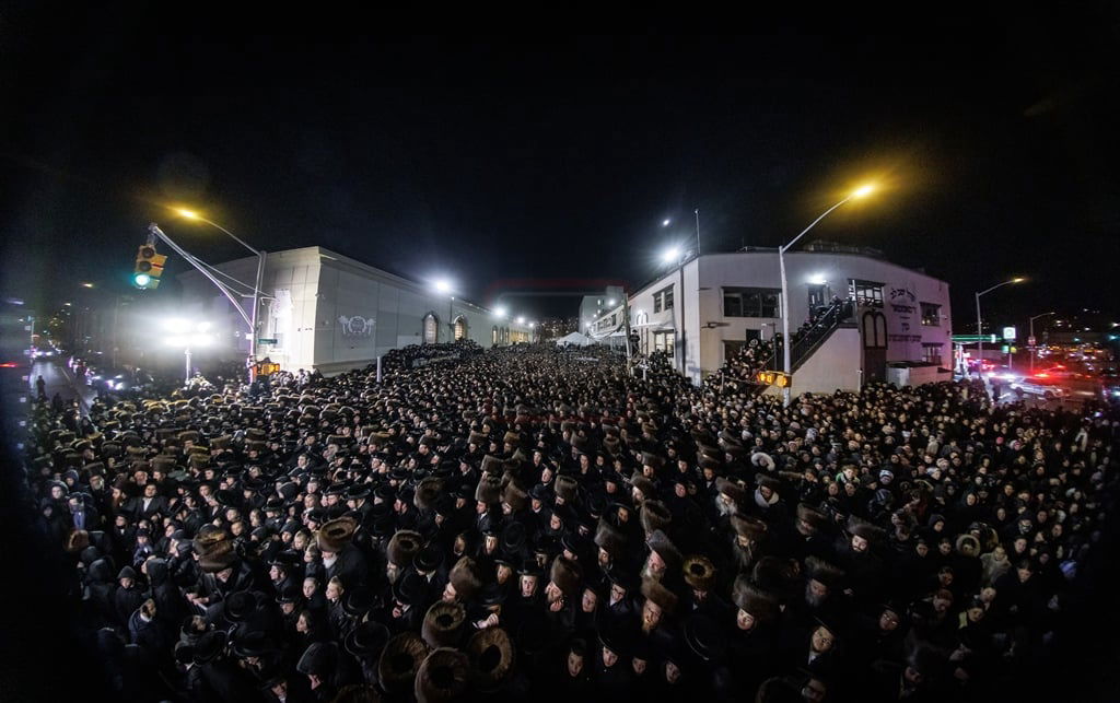 מעמד החופה לנינתו הראשונה של האדמו"ר מסאטמר