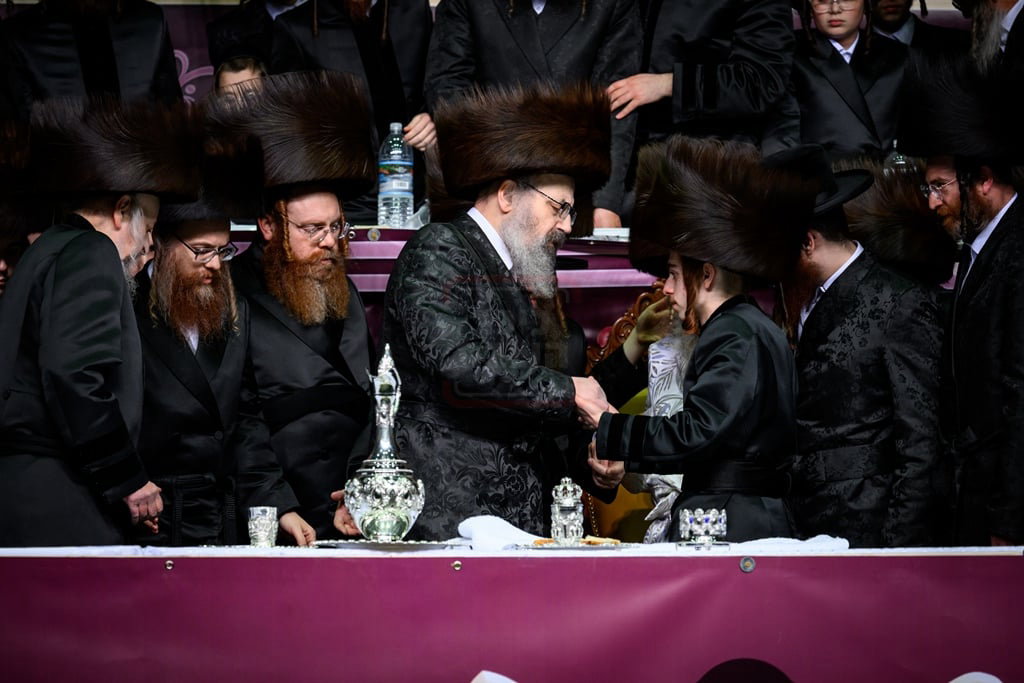 שמחת נישואי נינתו הראשונה של האדמו"ר מסאטמר