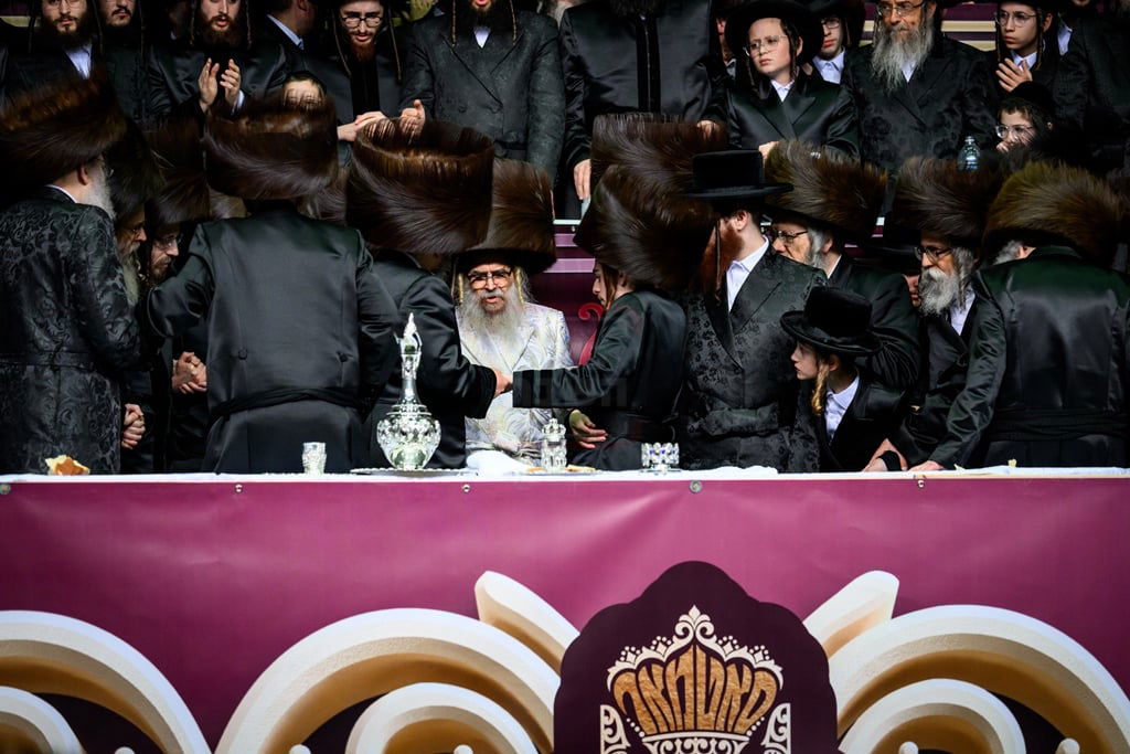 שמחת נישואי נינתו הראשונה של האדמו"ר מסאטמר