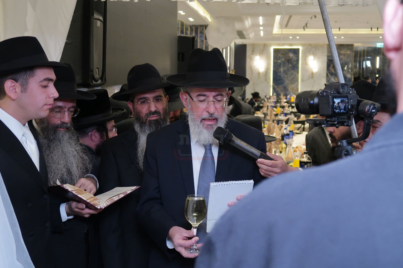 שמחת נישואי נכד המקובל הגה"צ רבי דוד בצרי