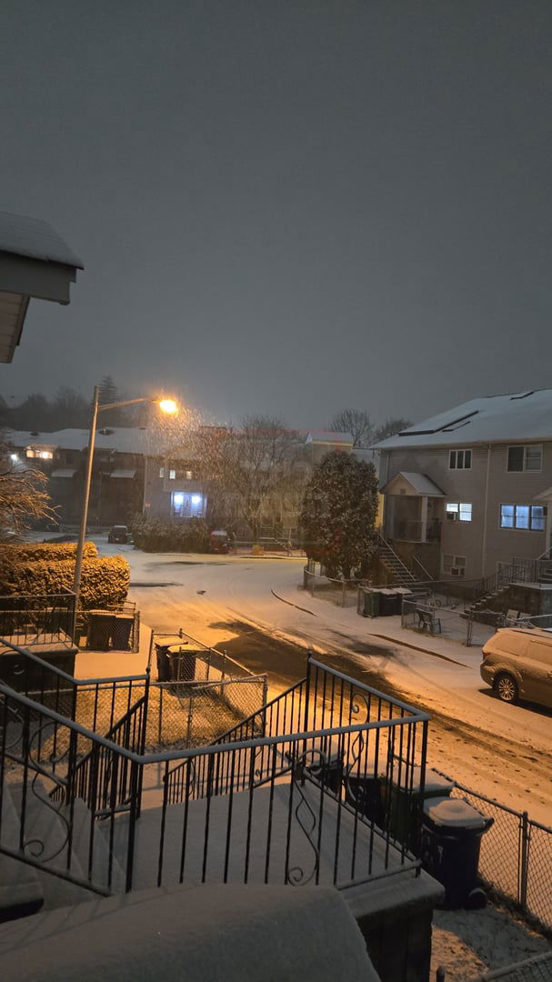 שלג ראשון בארה"ב