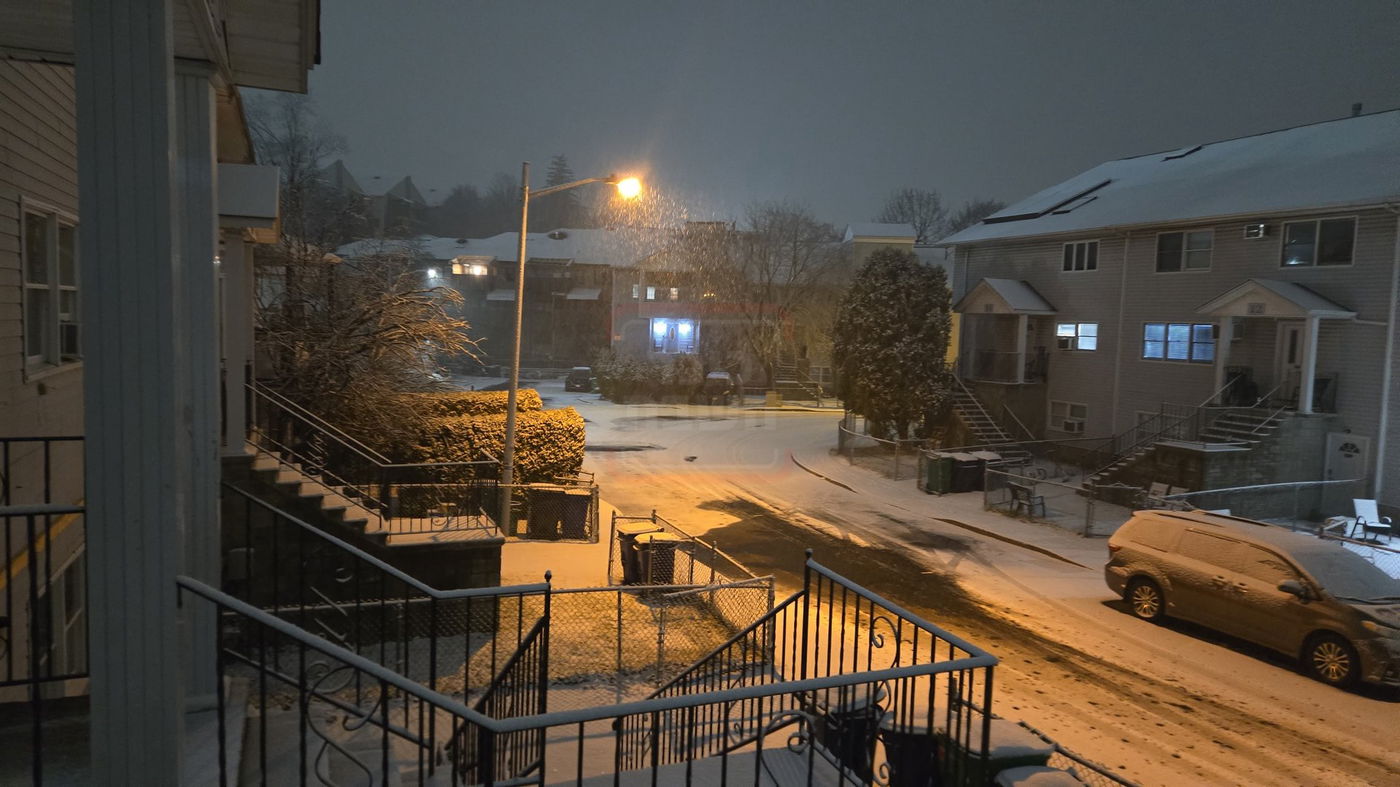 שלג ראשון בארה"ב