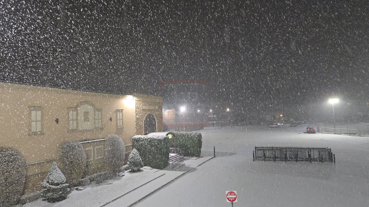 שלג ראשון בארה"ב