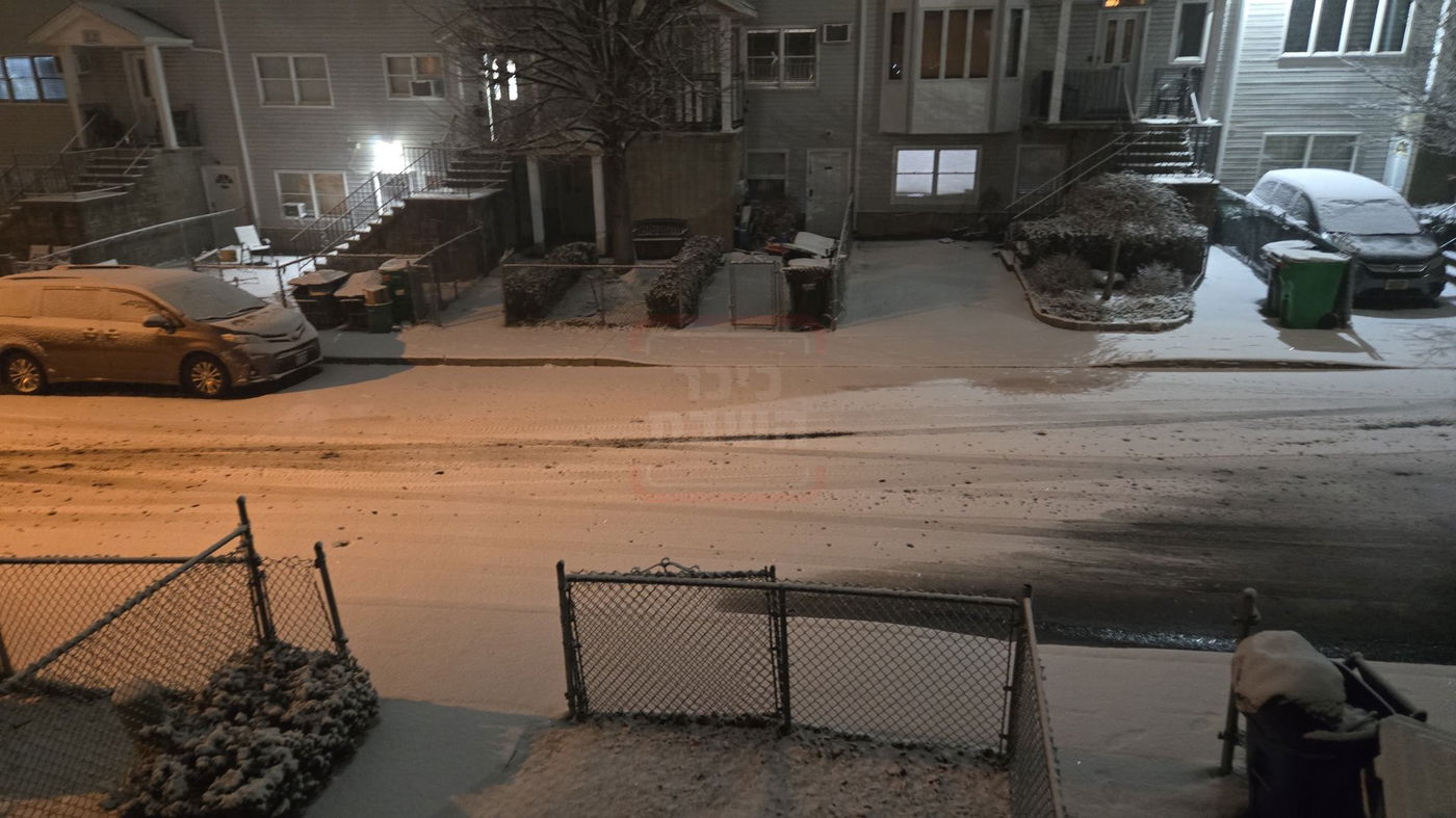 שלג ראשון בארה"ב