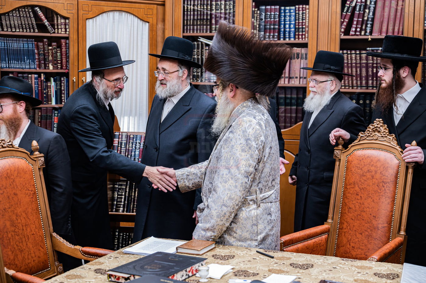 האדמו"ר מסאטמר בפגישת שתדלנות עם בכירי כלא אוטיסוויל