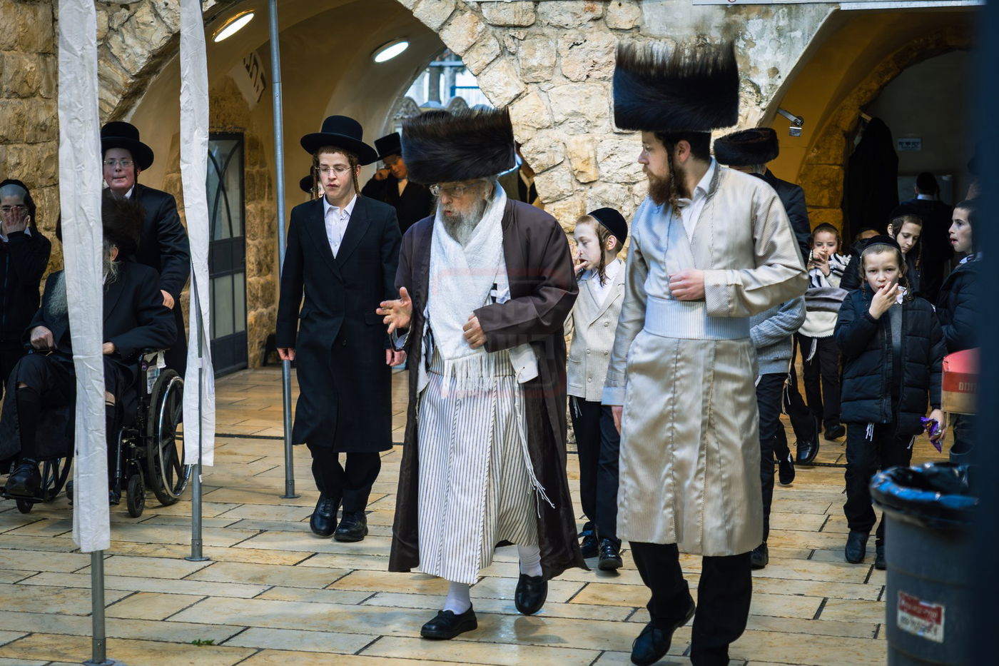 האדמו"ר מפינסק קרלין ערב שבת במירון