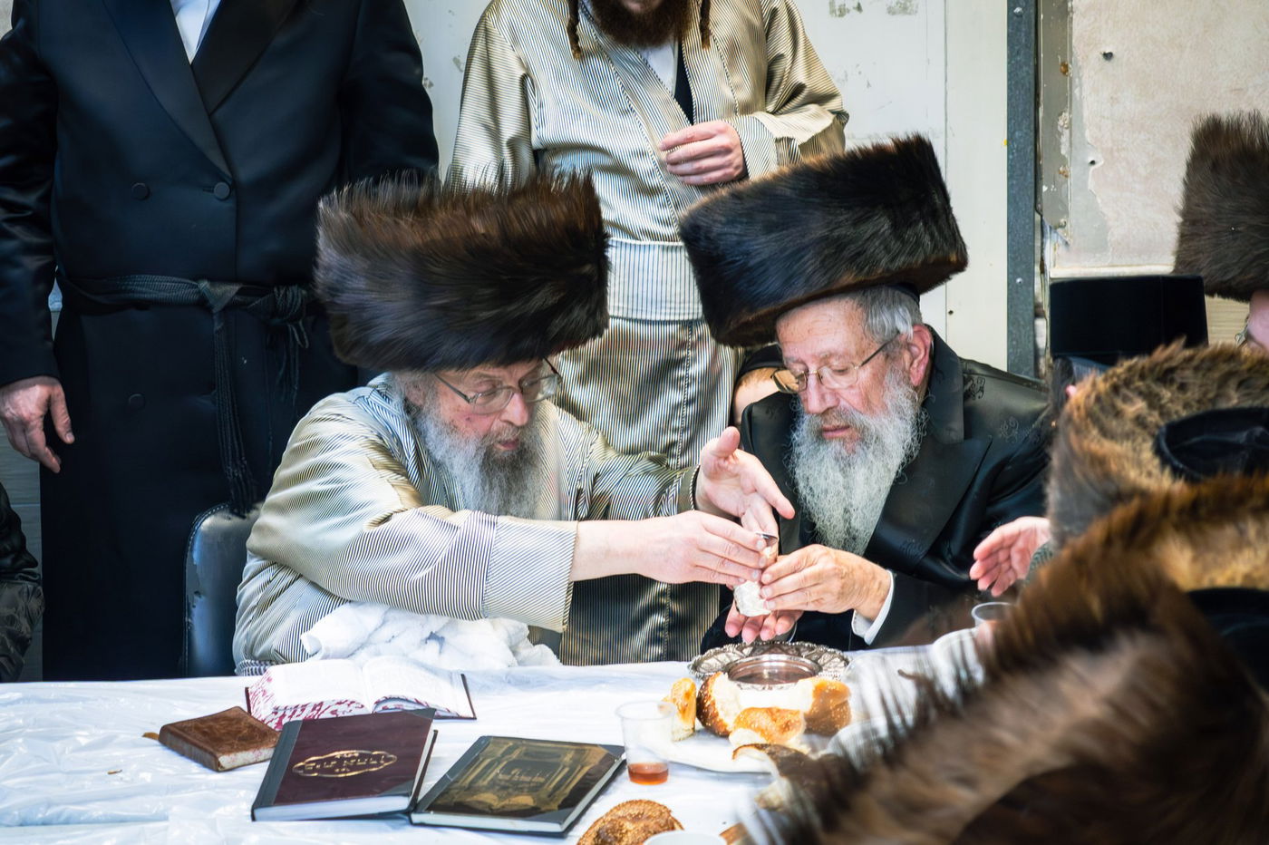 האדמו"ר מפינסק קרלין מוצ"ש במירון