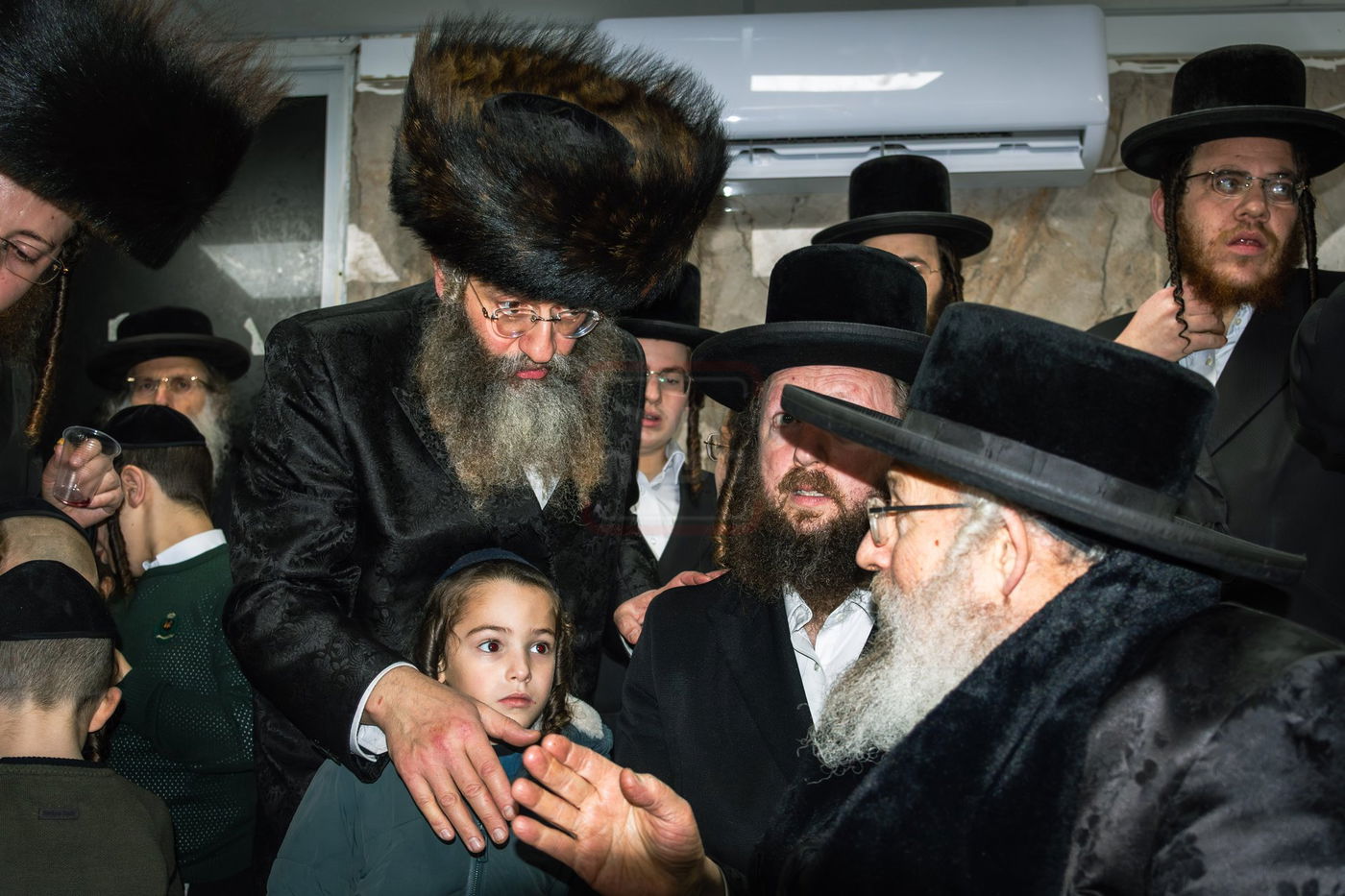 האדמו"ר מפינסק קרלין באתרא קדישא מירון