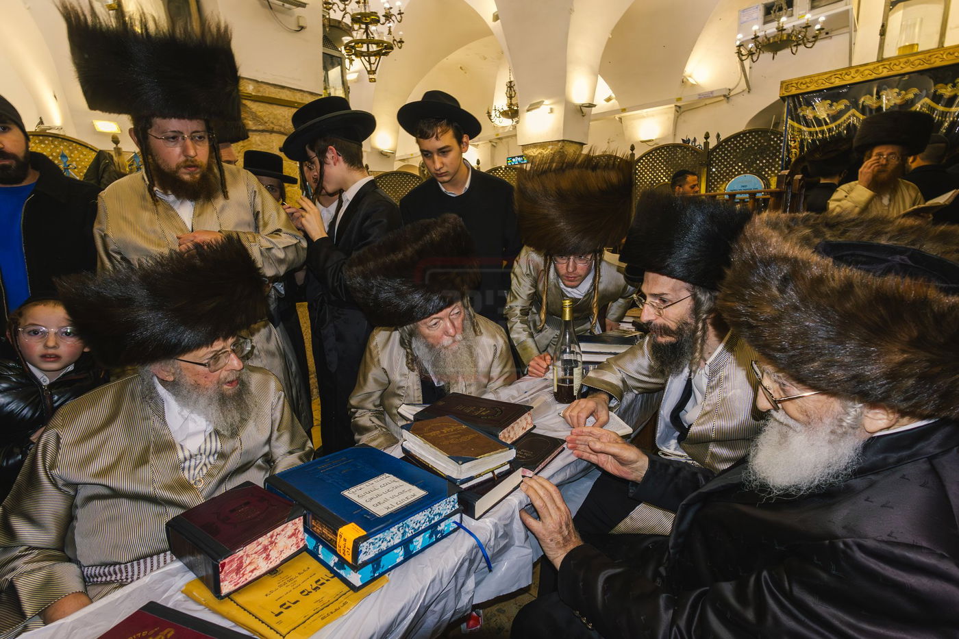 האדמו"ר מפינסק קרלין מוצ"ש במירון