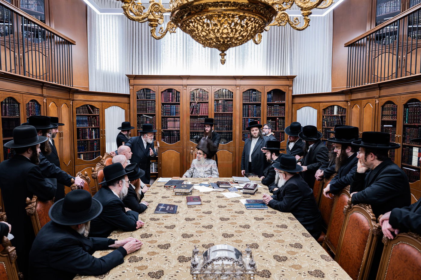 האדמו"ר מסאטמר בפגישת שתדלנות עם בכירי כלא אוטיסוויל