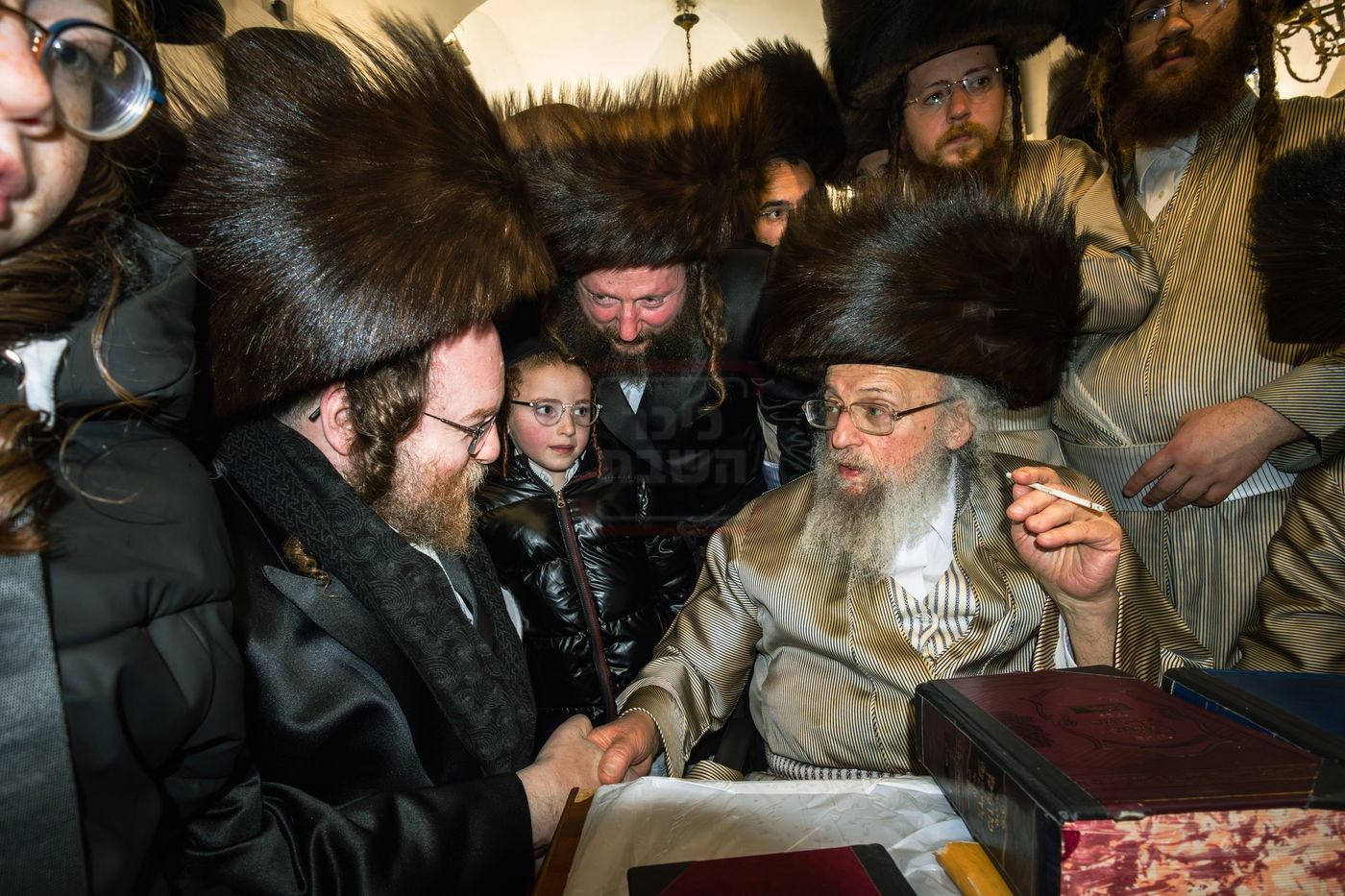 האדמו"ר מפינסק קרלין מוצ"ש במירון