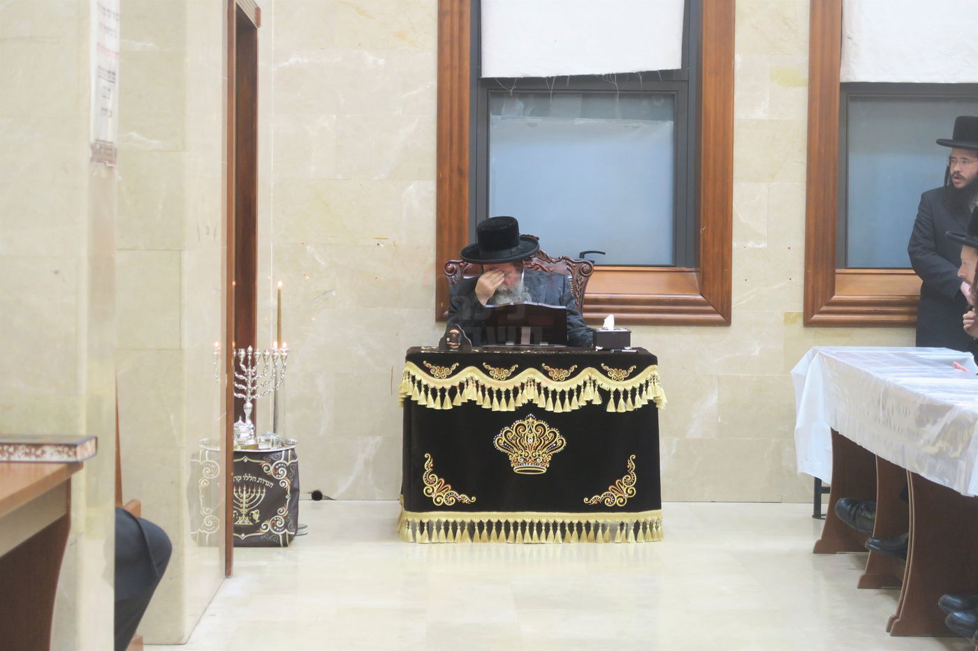 חנוכה בחצה"ק שבט הלוי