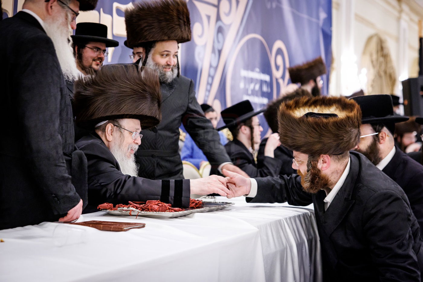 שמחת אירוסי נכדת האדמו"ר מטאהש