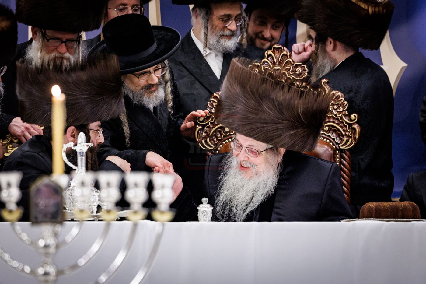 שמחת אירוסי נכדת האדמו"ר מטאהש