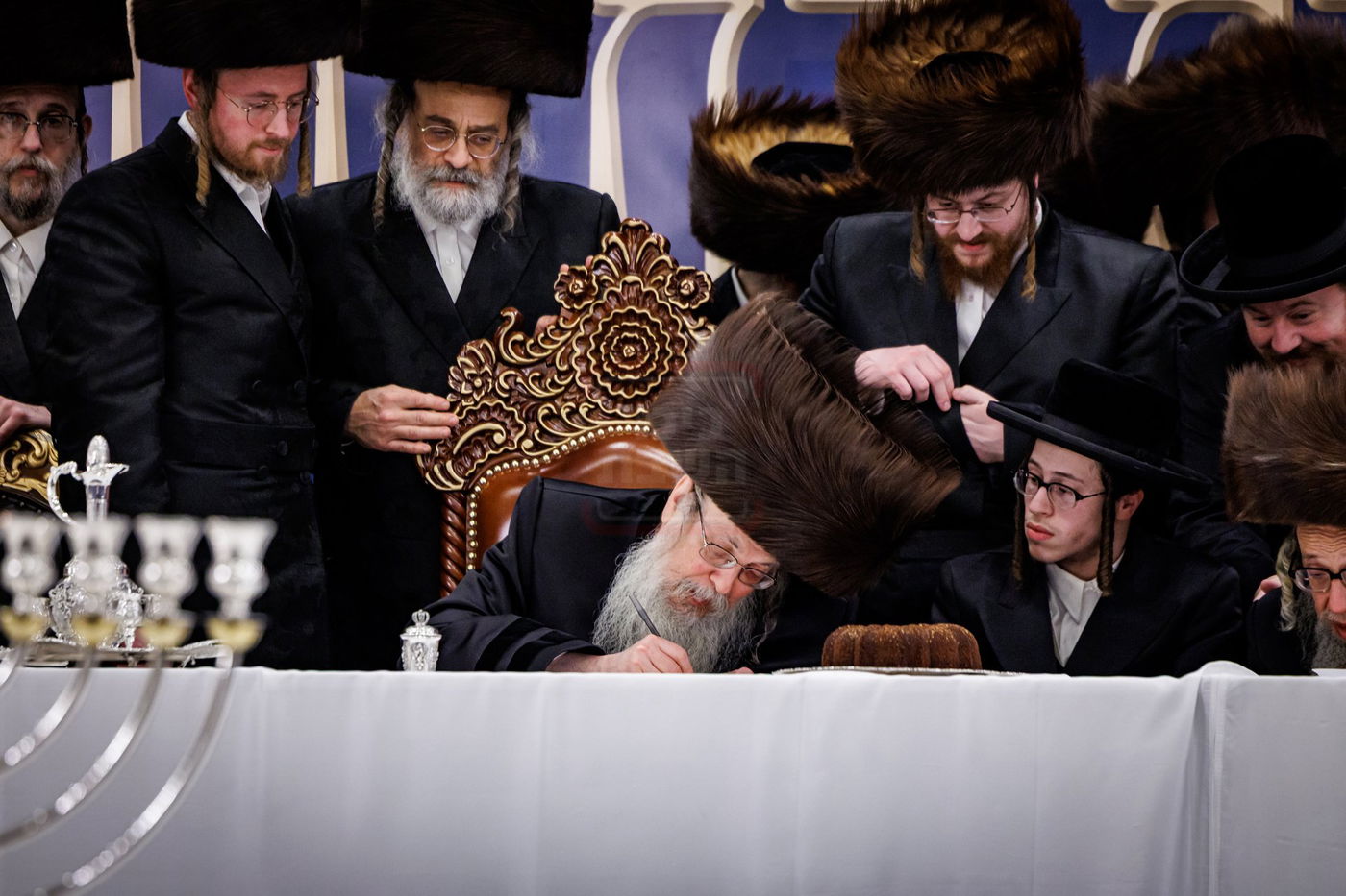 שמחת אירוסי נכדת האדמו"ר מטאהש