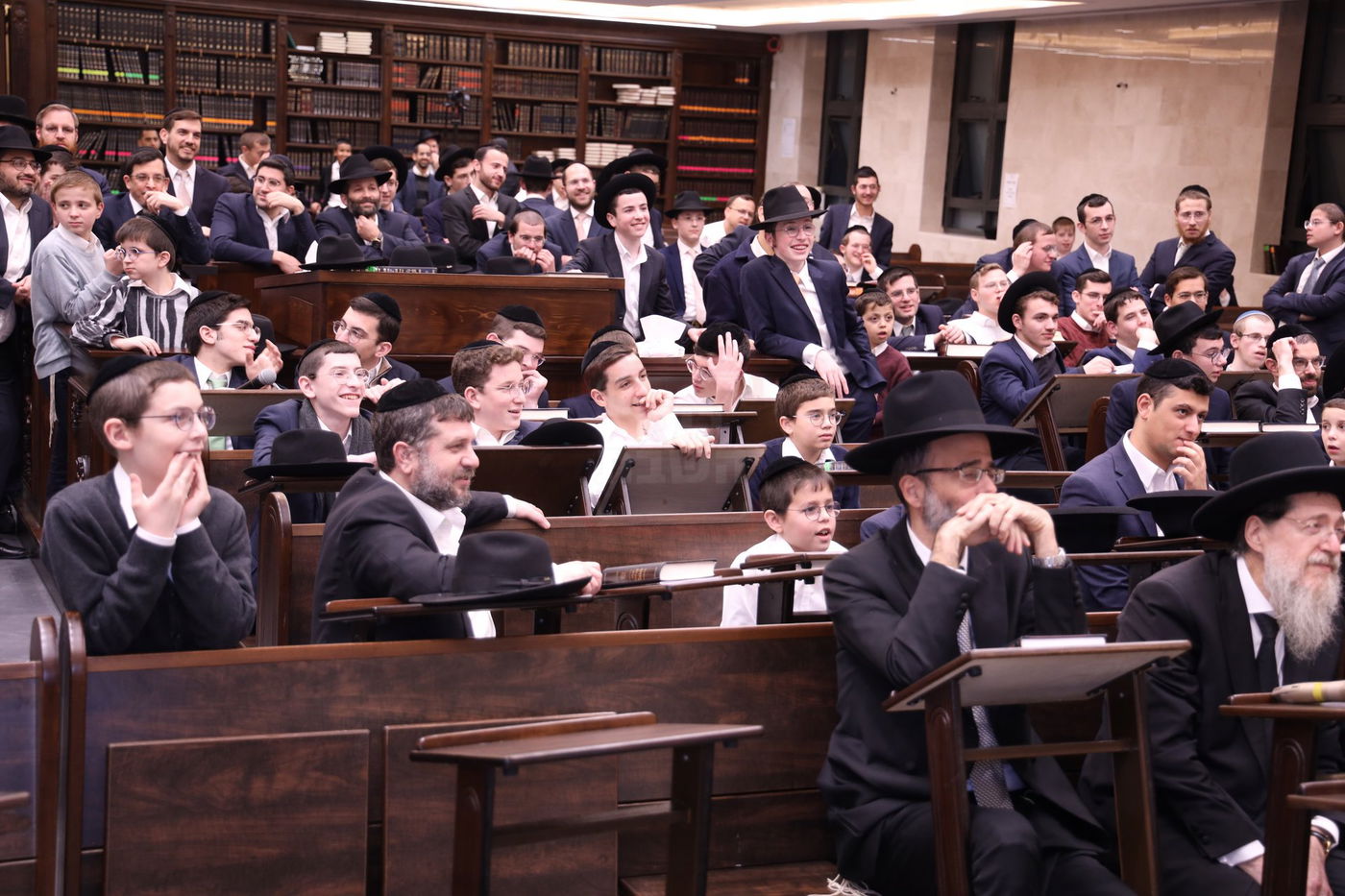 מעמד "ריתחא דאורייתא" בפתח תקווה בראשות ראש הישיבה הגר"ד לנדו