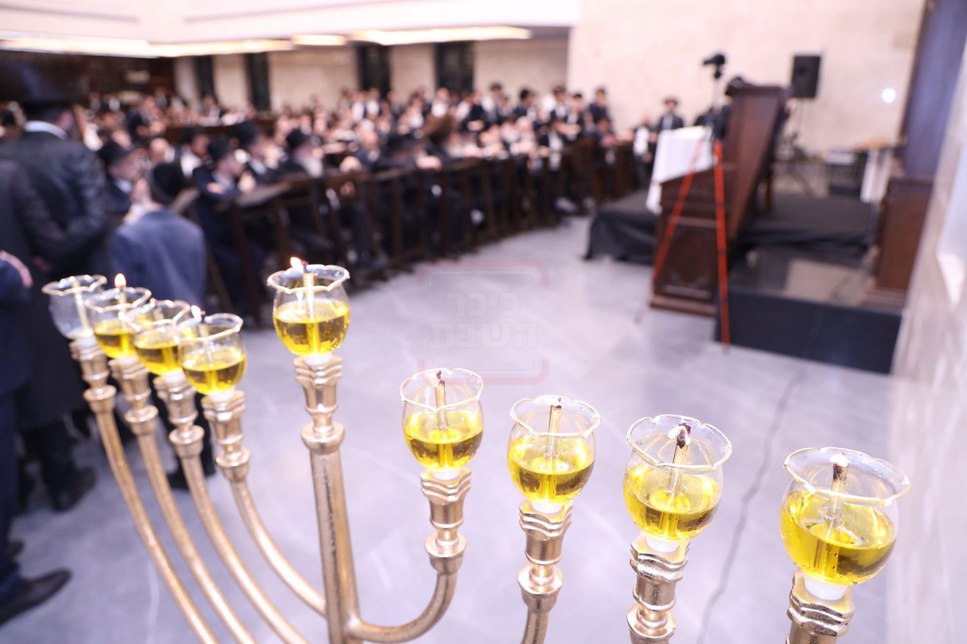 מעמד "ריתחא דאורייתא" בפתח תקווה בראשות ראש הישיבה הגר"ד לנדו