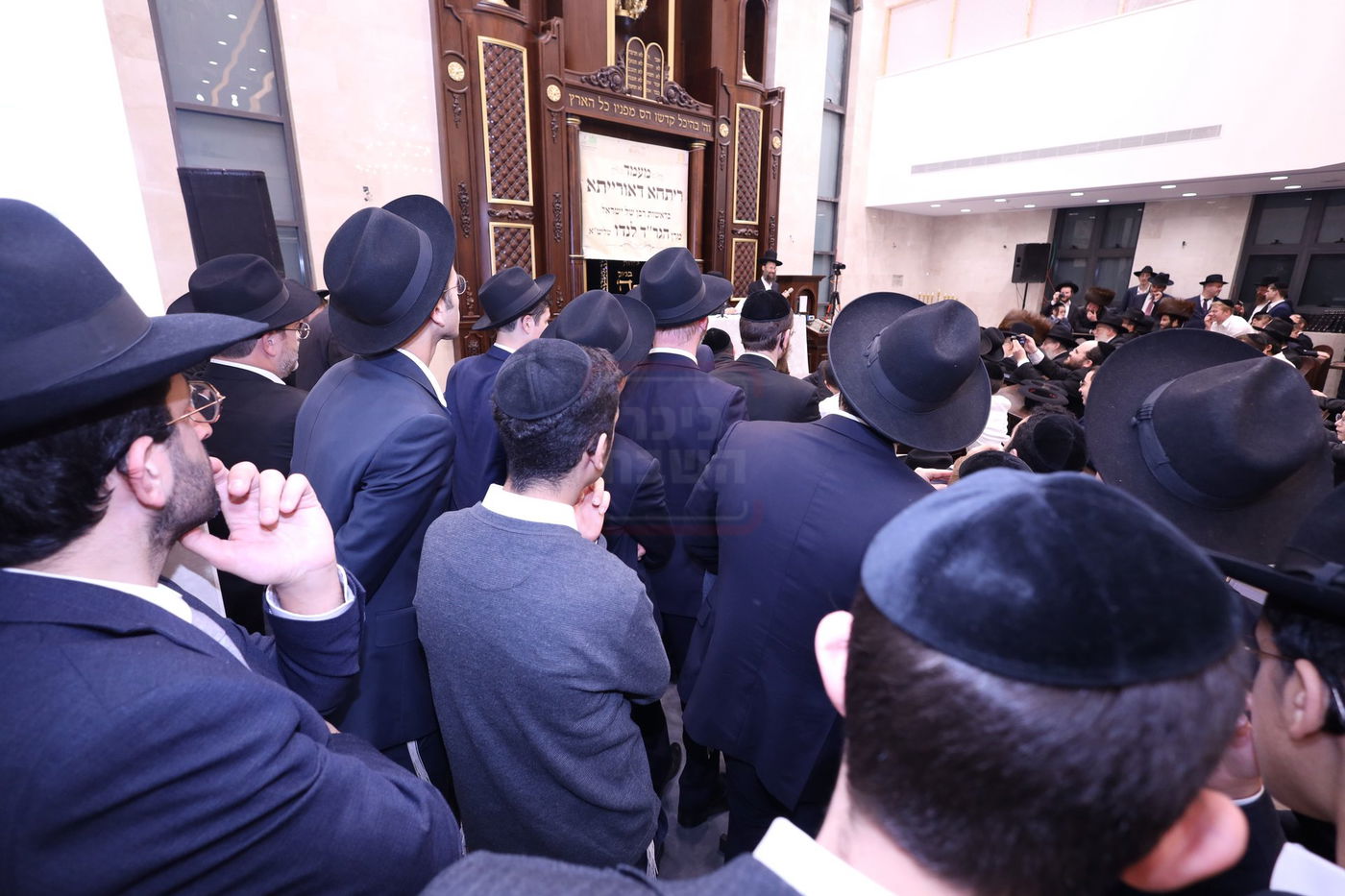 מעמד "ריתחא דאורייתא" בפתח תקווה בראשות ראש הישיבה הגר"ד לנדו