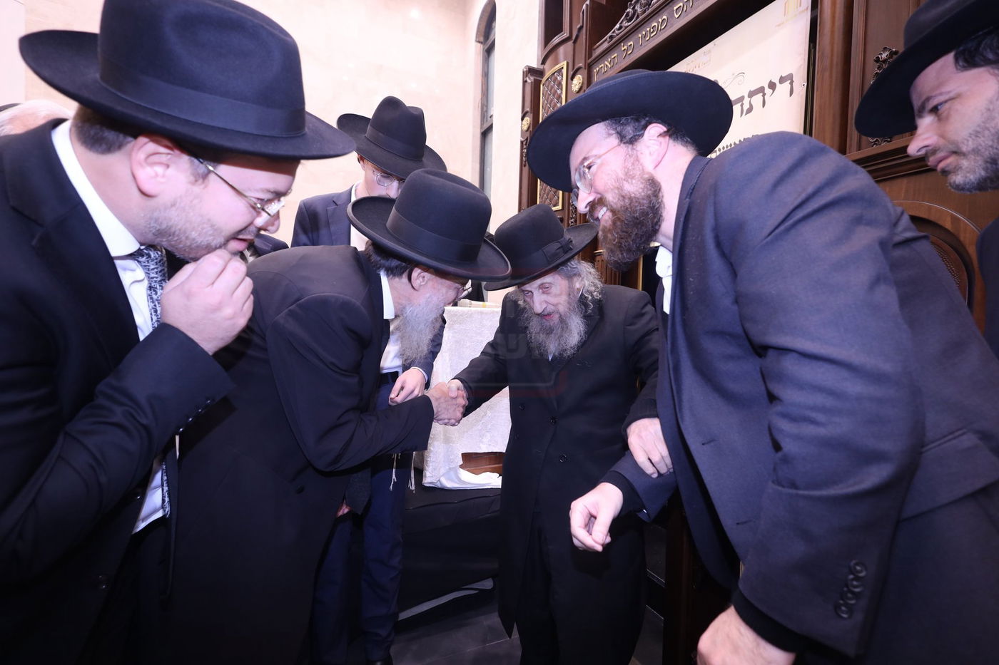 מעמד "ריתחא דאורייתא" בפתח תקווה בראשות ראש הישיבה הגר"ד לנדו