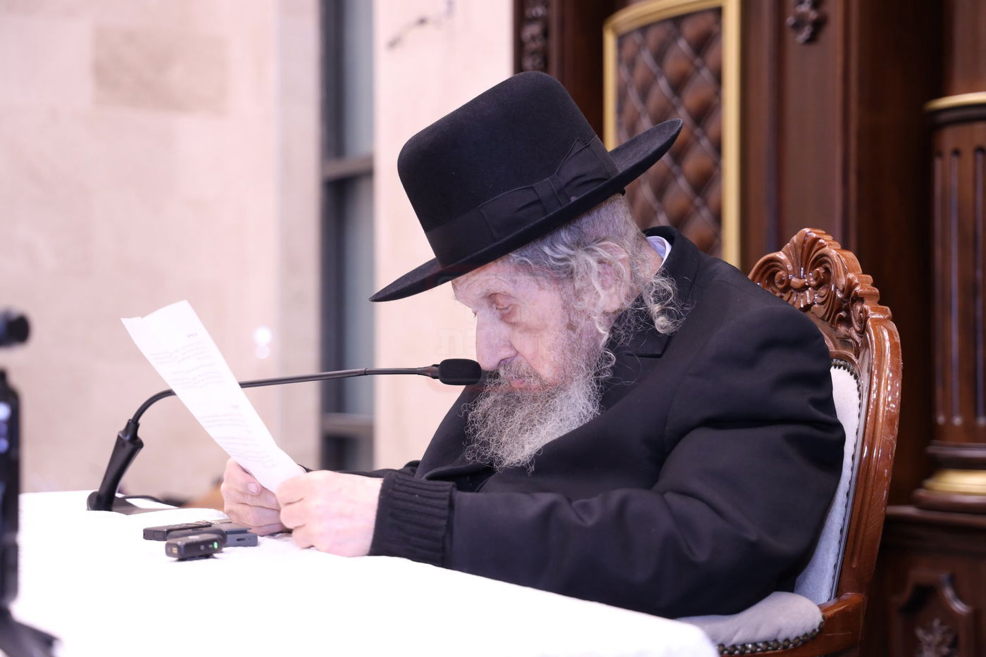 מעמד "ריתחא דאורייתא" בפתח תקווה בראשות ראש הישיבה הגר"ד לנדו